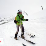 Verena Streitberger beim Techniktraining am Kitzsteinhorn