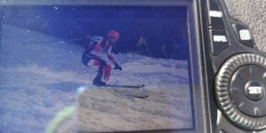 Jakob Herrmann in Runde 2 der Staffel (c) SKIMO Austria