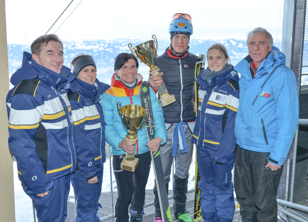 Champ or Cramp 2016, Goldeck, 23.01.2016, Günter Werginz, Stefanie Unterweger, Ulrike Striednig, Manuel Seibald, Ulrike Schnitzer, Wolfgang Steinacher (von links)