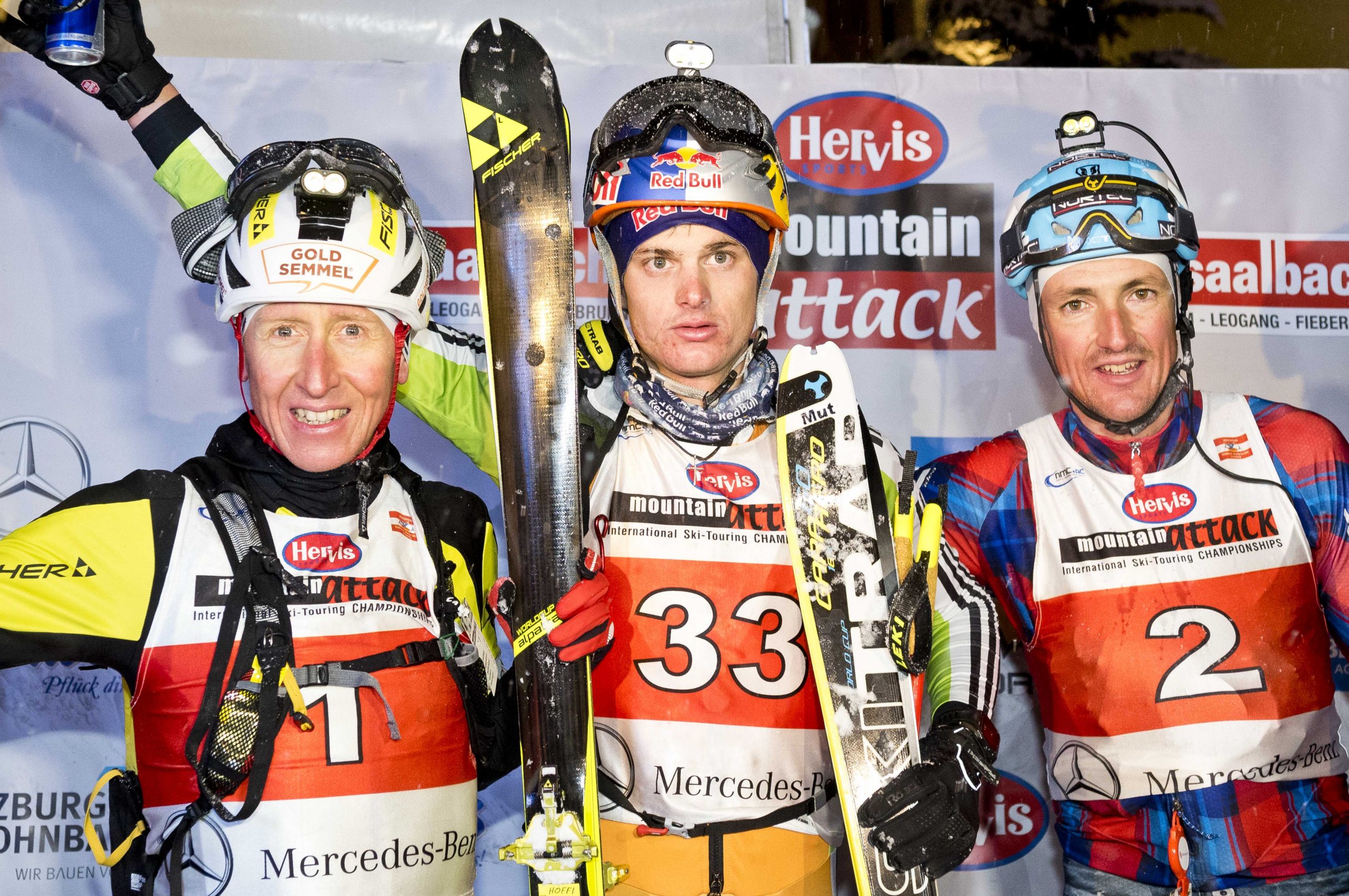 Palzer Anton, Hoffmann Christian, Pivk Tadei, Marathon, Mountain Attack 2017, Saalbach Hinterglemm, Tourenskimarathon, 13012017 © www.wildbild.at