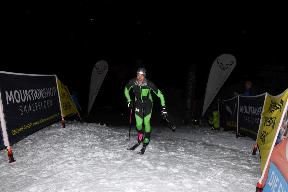 Platz 2 mit ca. 4 Minuten Rückstand Dominik Salcher