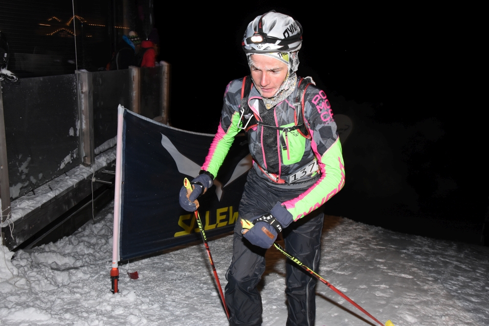 Sein Teamkollege Stefan Fuchs vom Dynafit Austria Team kam als Gesamt-Zweiter und Sieger der Senior Klasse ins Ziel