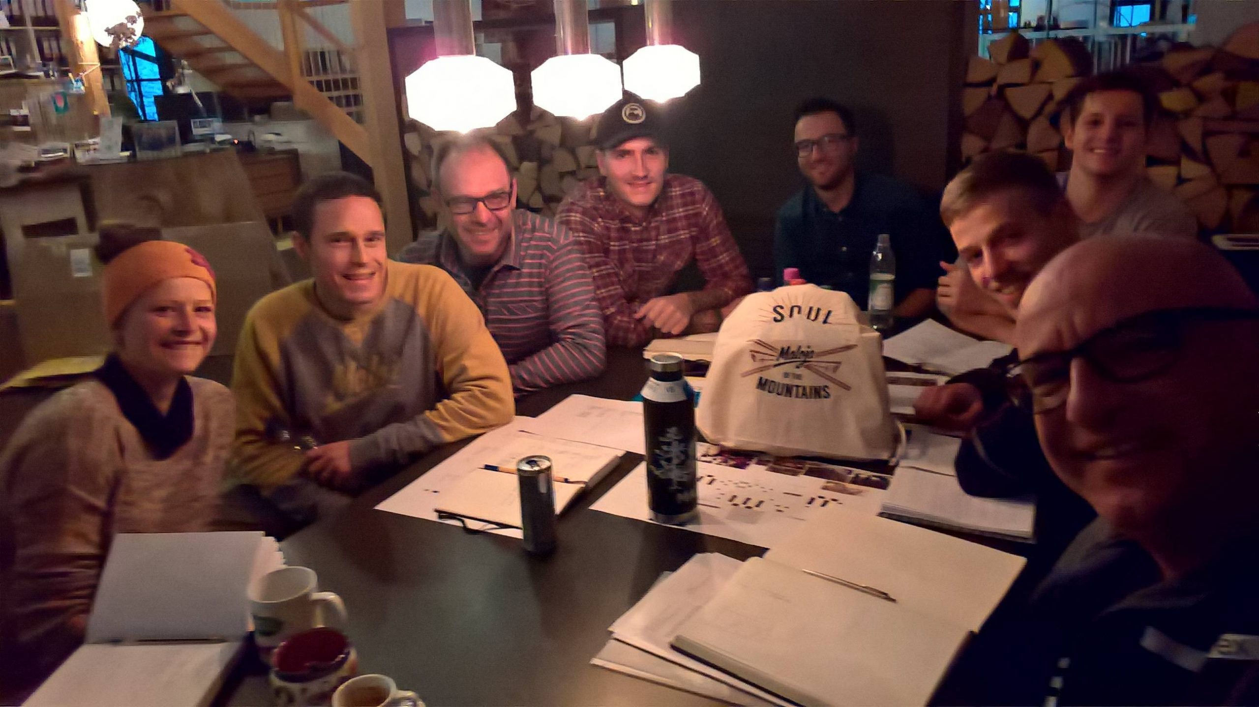 Besprechung bei Maloja am Chiemsee