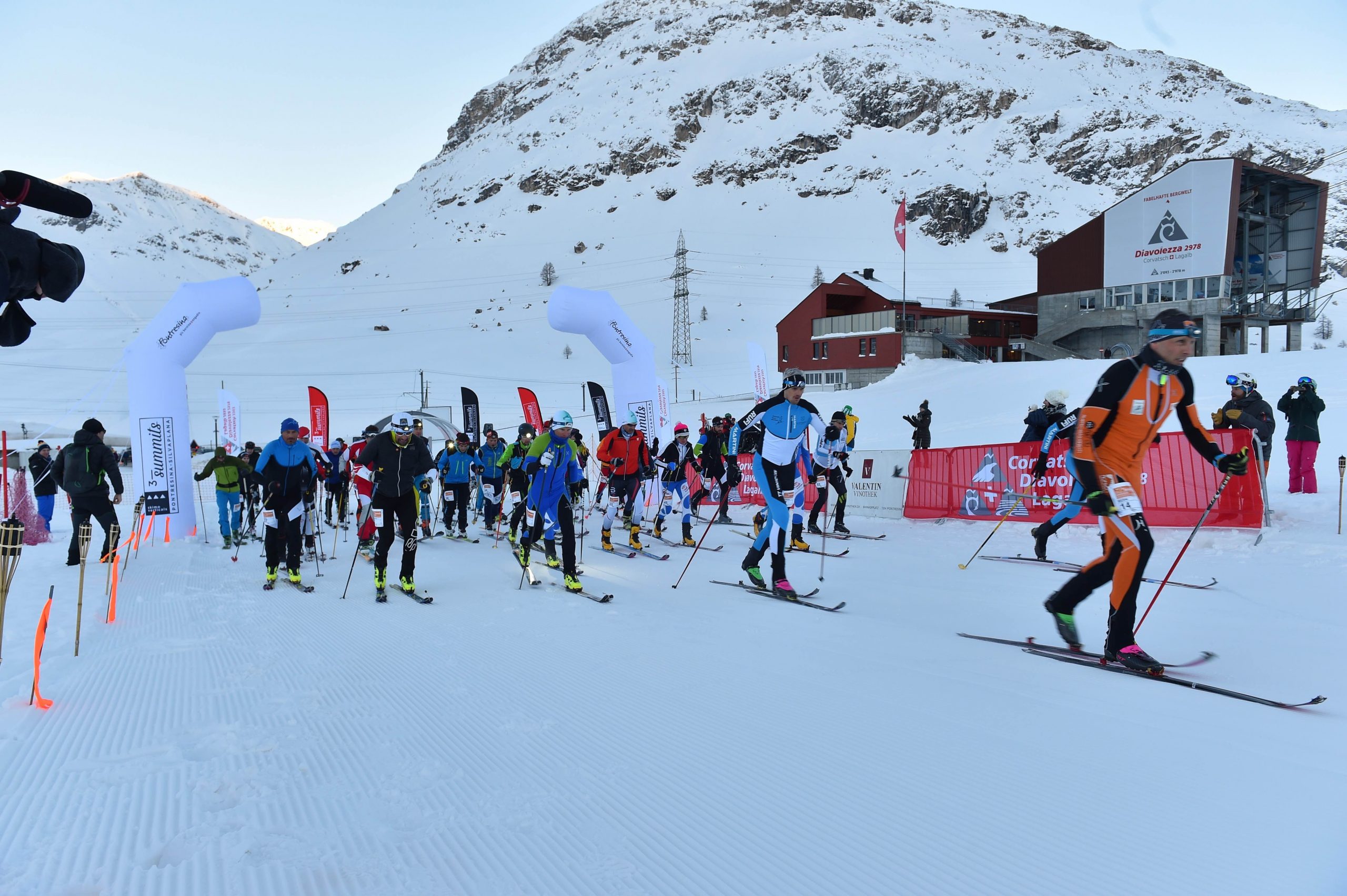 3- Summits SkiMo vertivals Diavolezza, Pontresina.