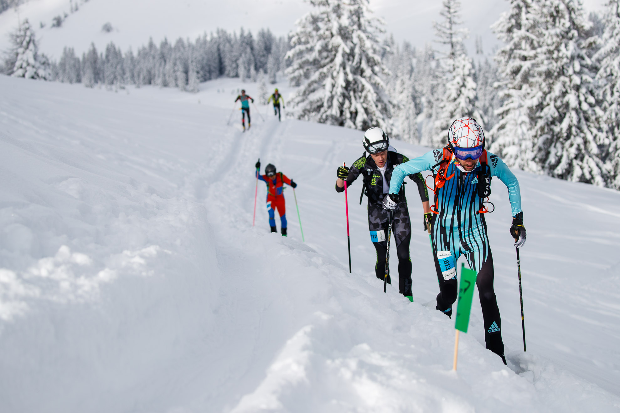 Erztrophy Skimountaineering Race, Bischofshofen, Austria.