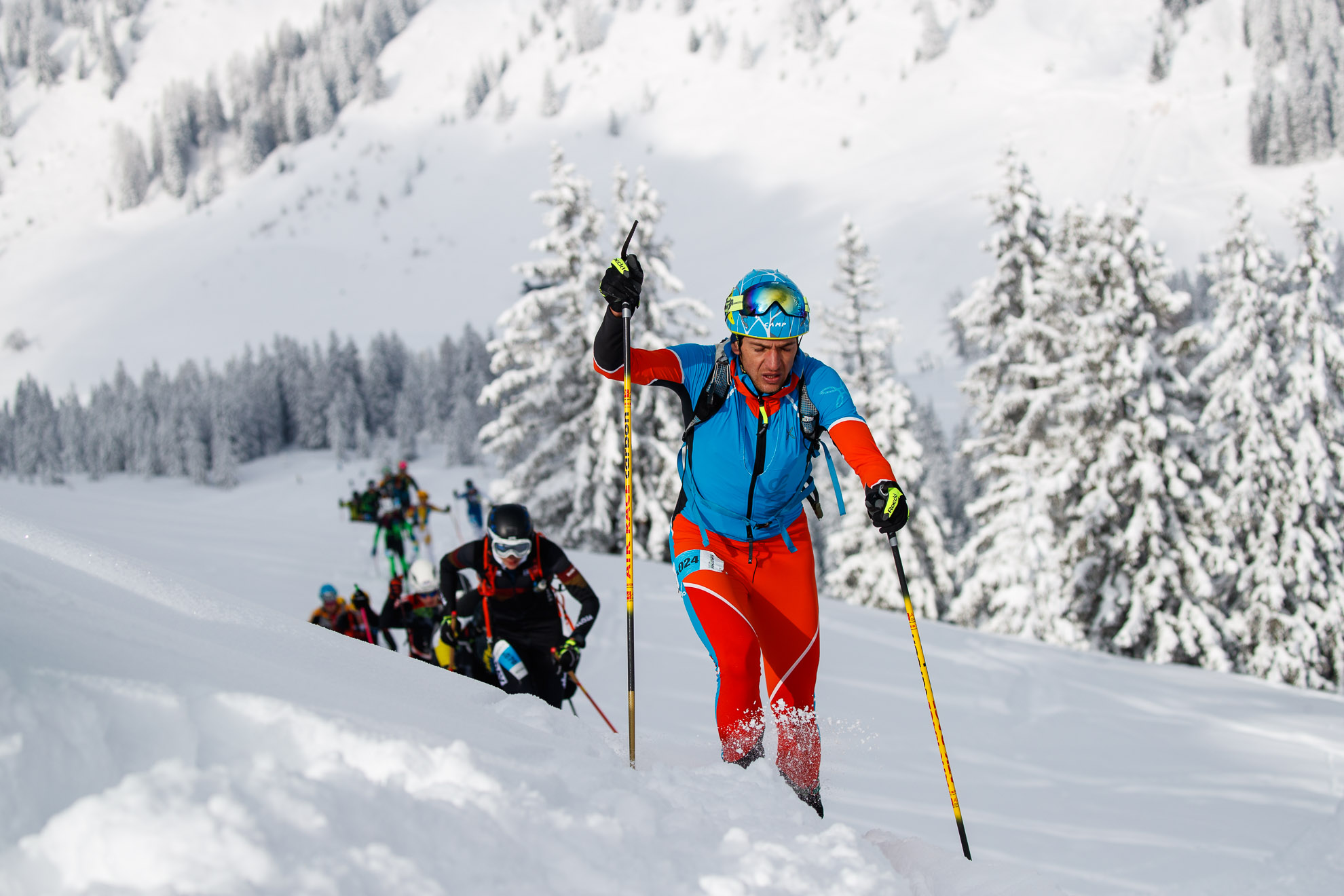 Erztrophy Skimountaineering Race, Bischofshofen, Austria.