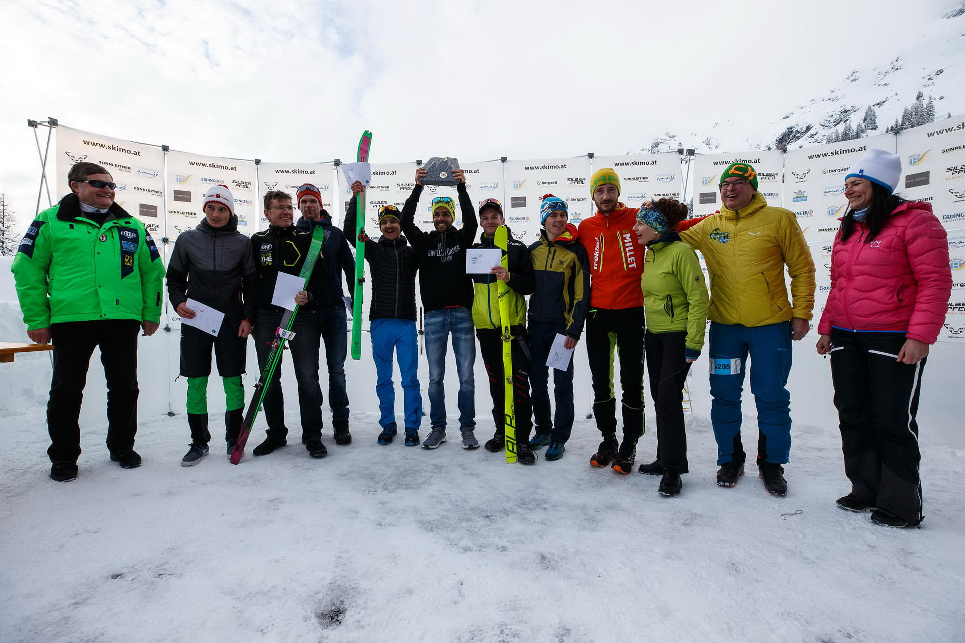 Erztrophy Skimountaineering Race, Bischofshofen, Austria.