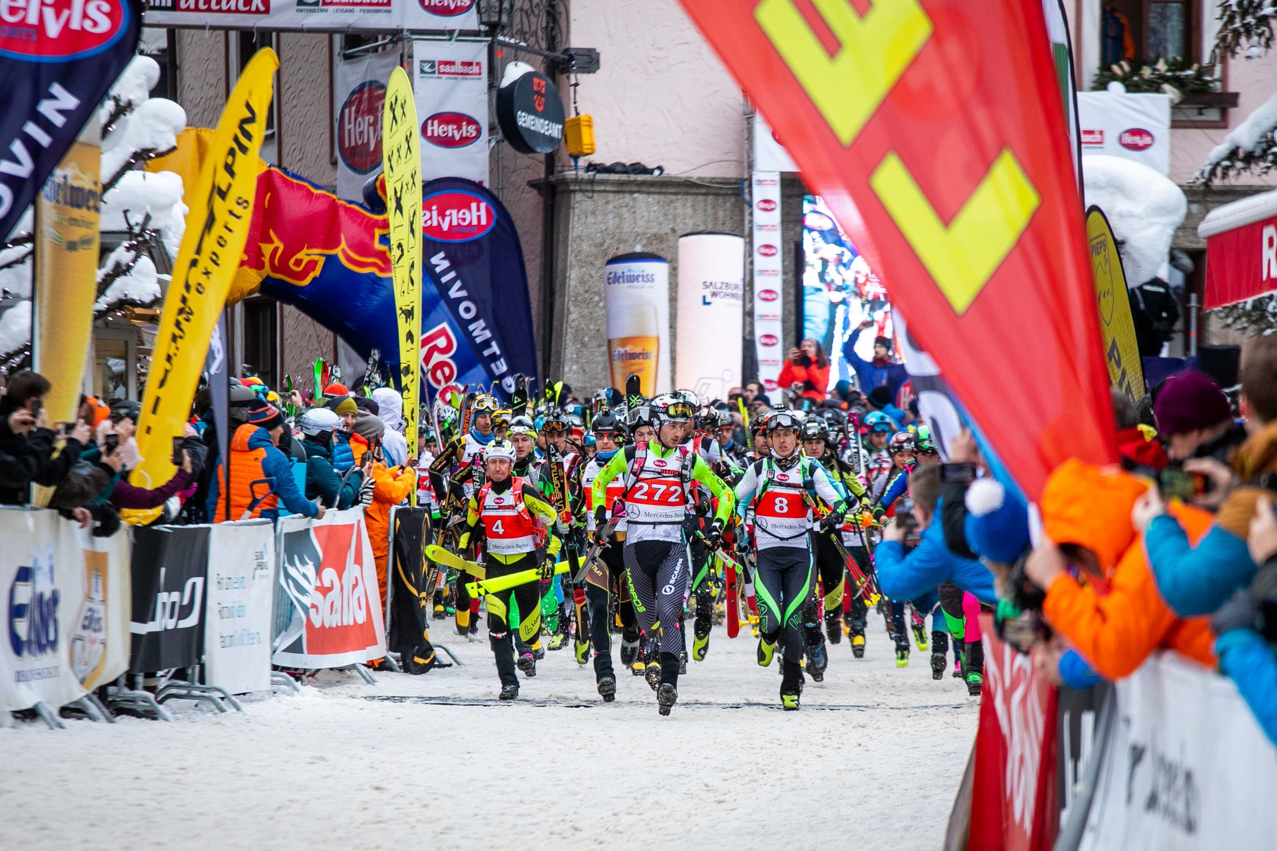 Mountain Attack 2019, Saalbach, Start, 20190111, Salzburg, © www.wildbild.at