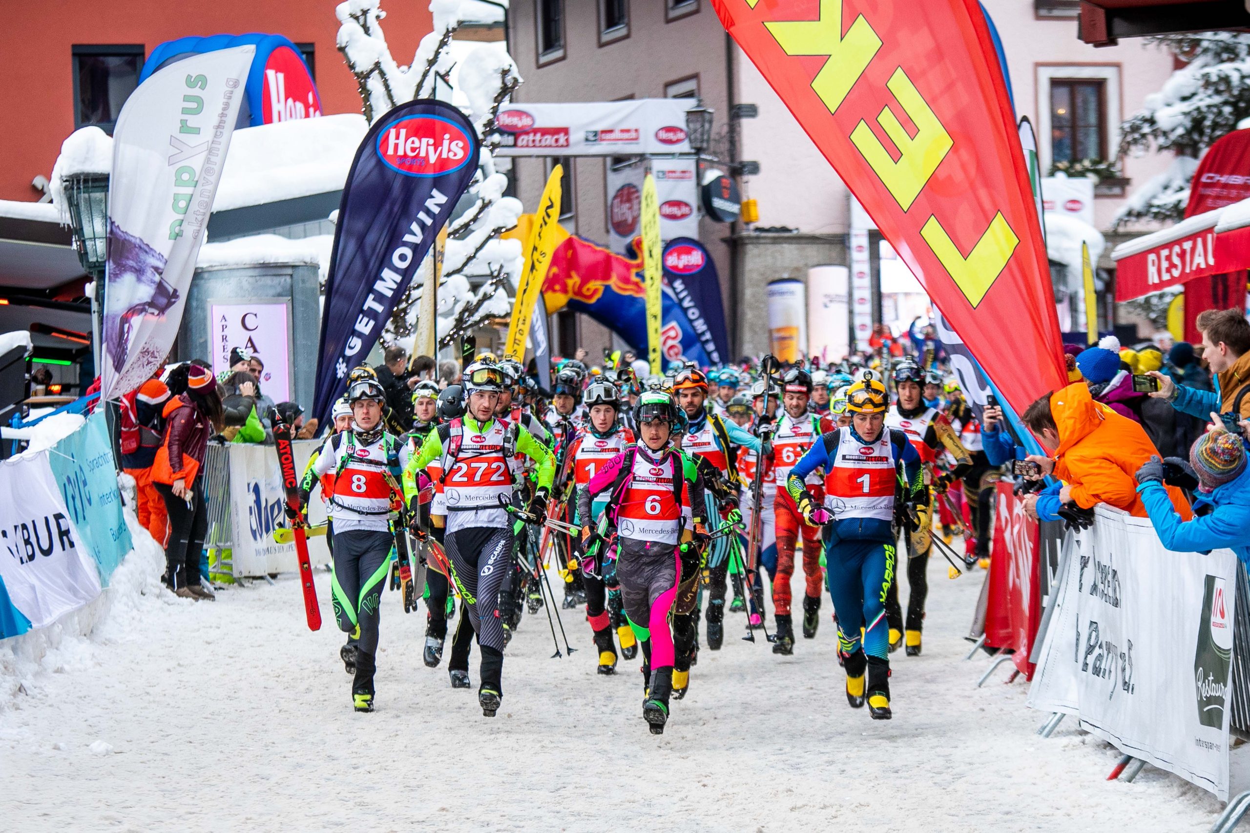 Mountain Attack 2019, Saalbach, Start, 20190111, Salzburg, © www.wildbild.at