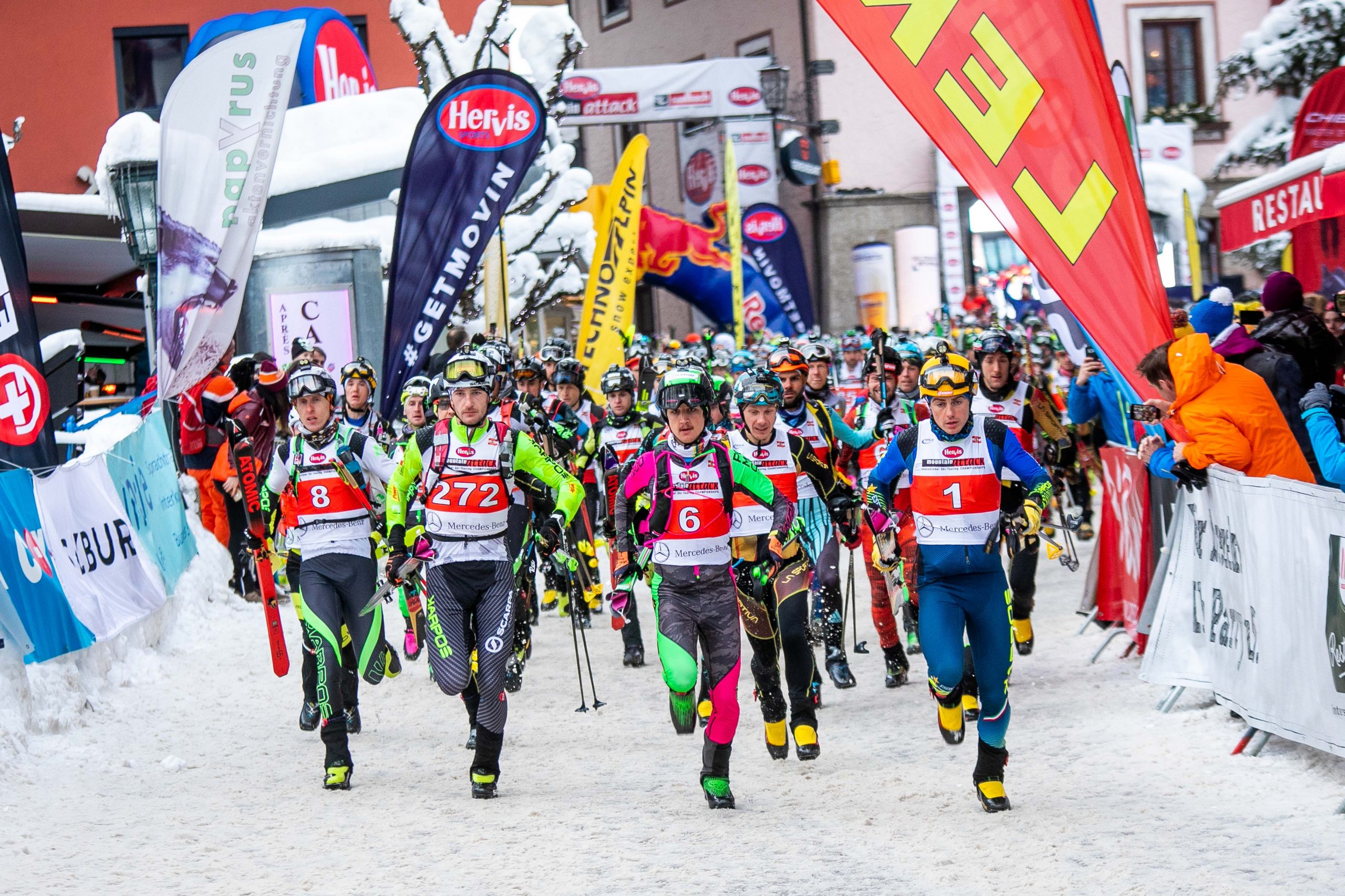 Mountain Attack 2019, Saalbach, Start, 20190111, Salzburg, © www.wildbild.at