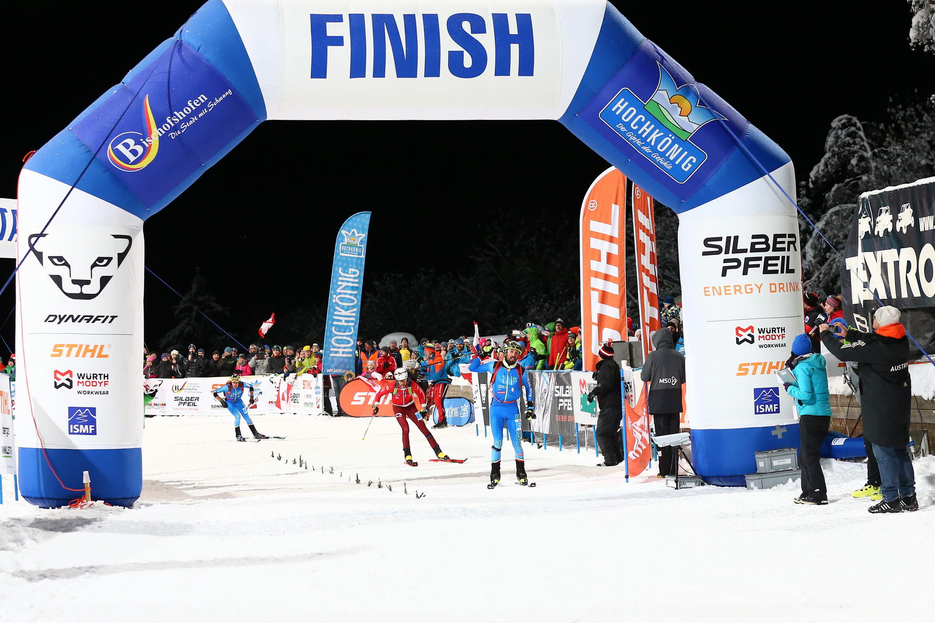 SALZBURG, AUSTRIA - JANUARY 18: Robert Antonioli of Italy during ISMF World Cup Sprint Race at Paul Ausserleitnerschanze on January 18, 2019 in Salzburg, Austria.