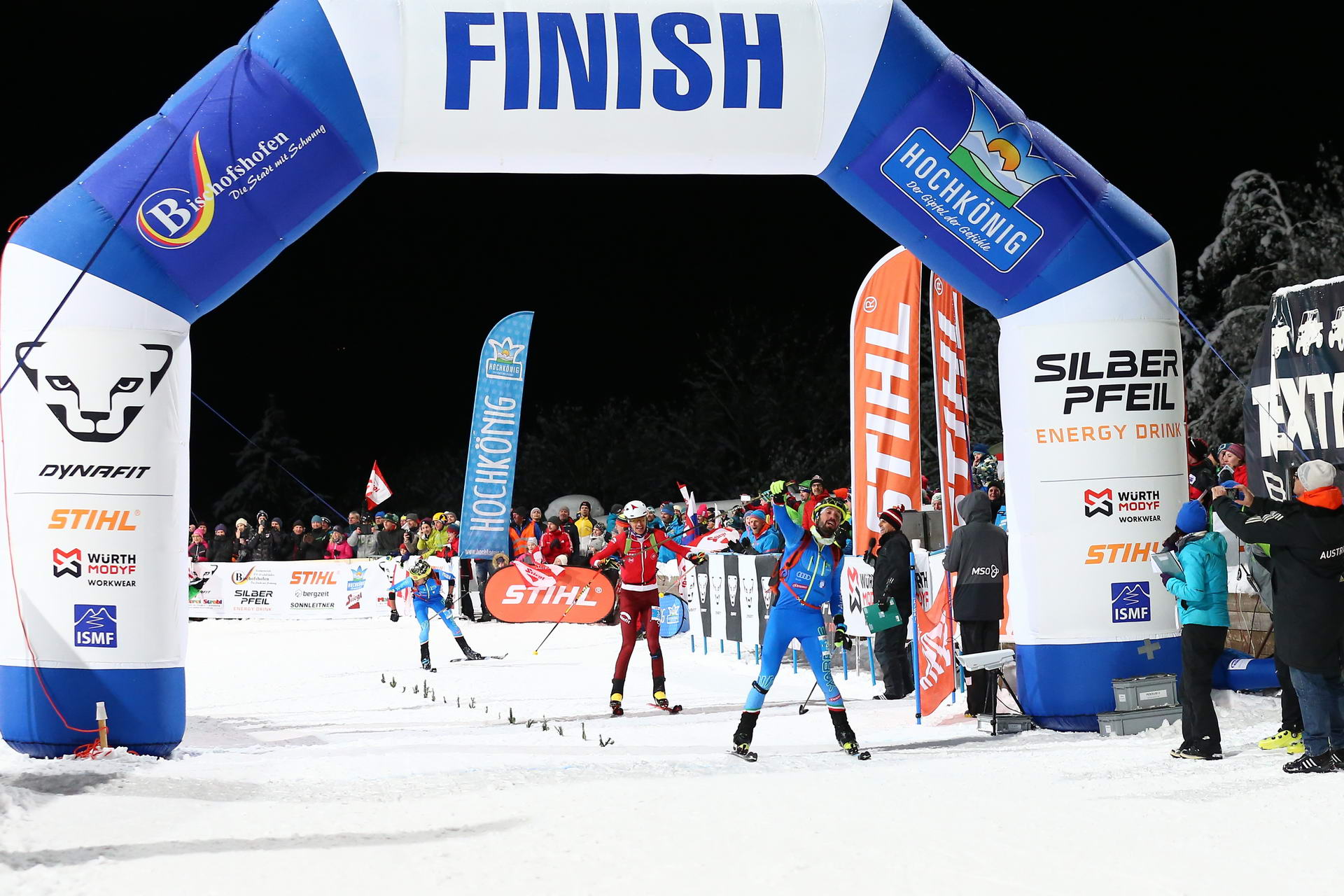 SALZBURG, AUSTRIA - JANUARY 18: Robert Antonioli of Italy during ISMF World Cup Sprint Race at Paul Ausserleitnerschanze on January 18, 2019 in Salzburg, Austria.