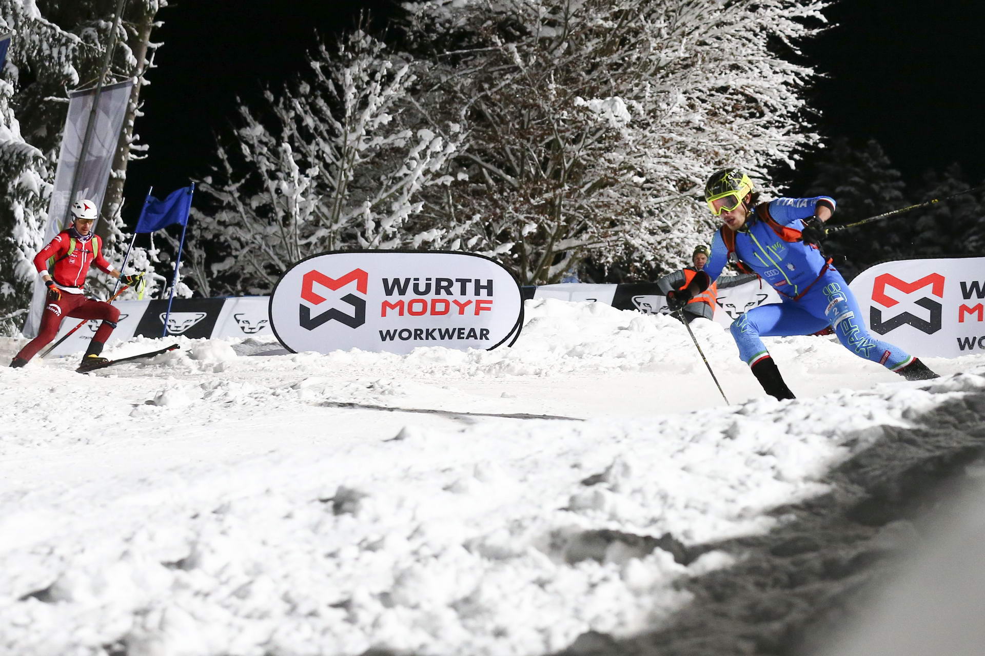 SALZBURG, AUSTRIA - JANUARY 18: Nicolo Canclini of Italy during ISMF World Cup Sprint Race at Paul Ausserleitner Schanze on January 18, 2019 in Salzburg, Austria.