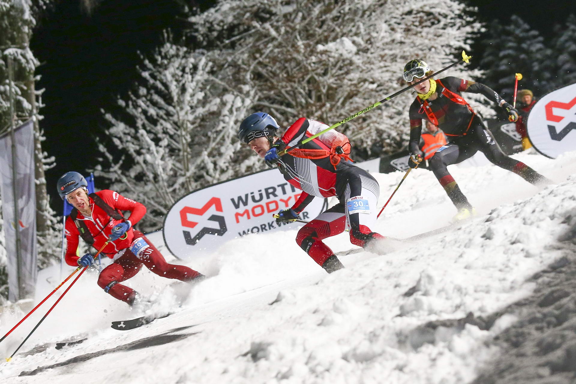 SALZBURG, AUSTRIA - JANUARY 18: Alexander Brandner of Austria during ISMF World Cup Sprint Race at Paul Ausserleitner Schanze on January 18, 2019 in Salzburg, Austria.