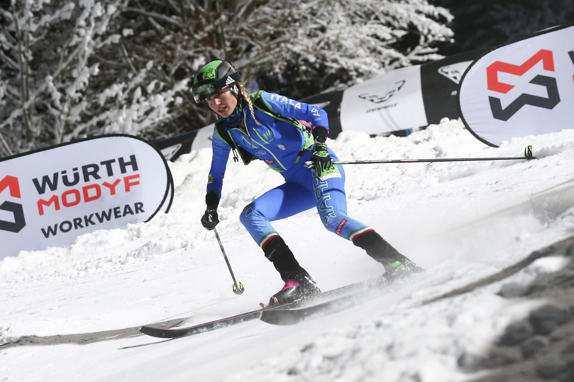 SALZBURG, AUSTRIA - JANUARY 18: Alba de Silvestro of Italy during ISMF World Cup Sprint Race at Paul Ausserleitner Schanze on January 18, 2019 in Salzburg, Austria.