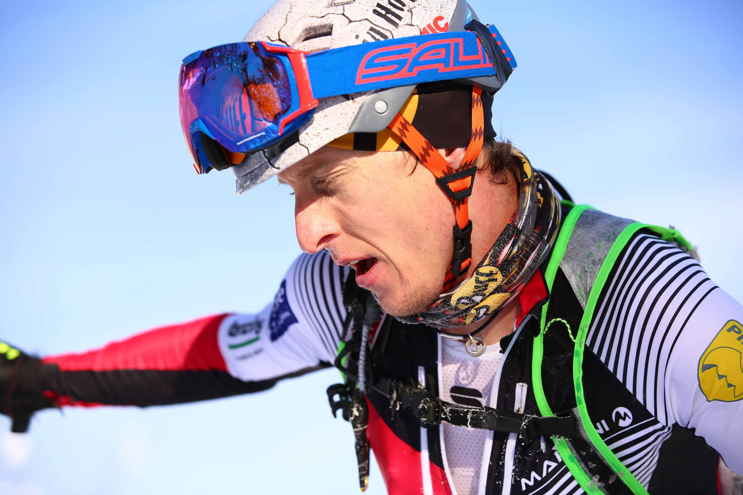 BISCHOFSHOFEN, AUSTRIA - JANUARY 20: Armin Hoefl of Austria during ISMF World Cup Individual Race on January 20, 2019 in Bischofshofen, Austria.