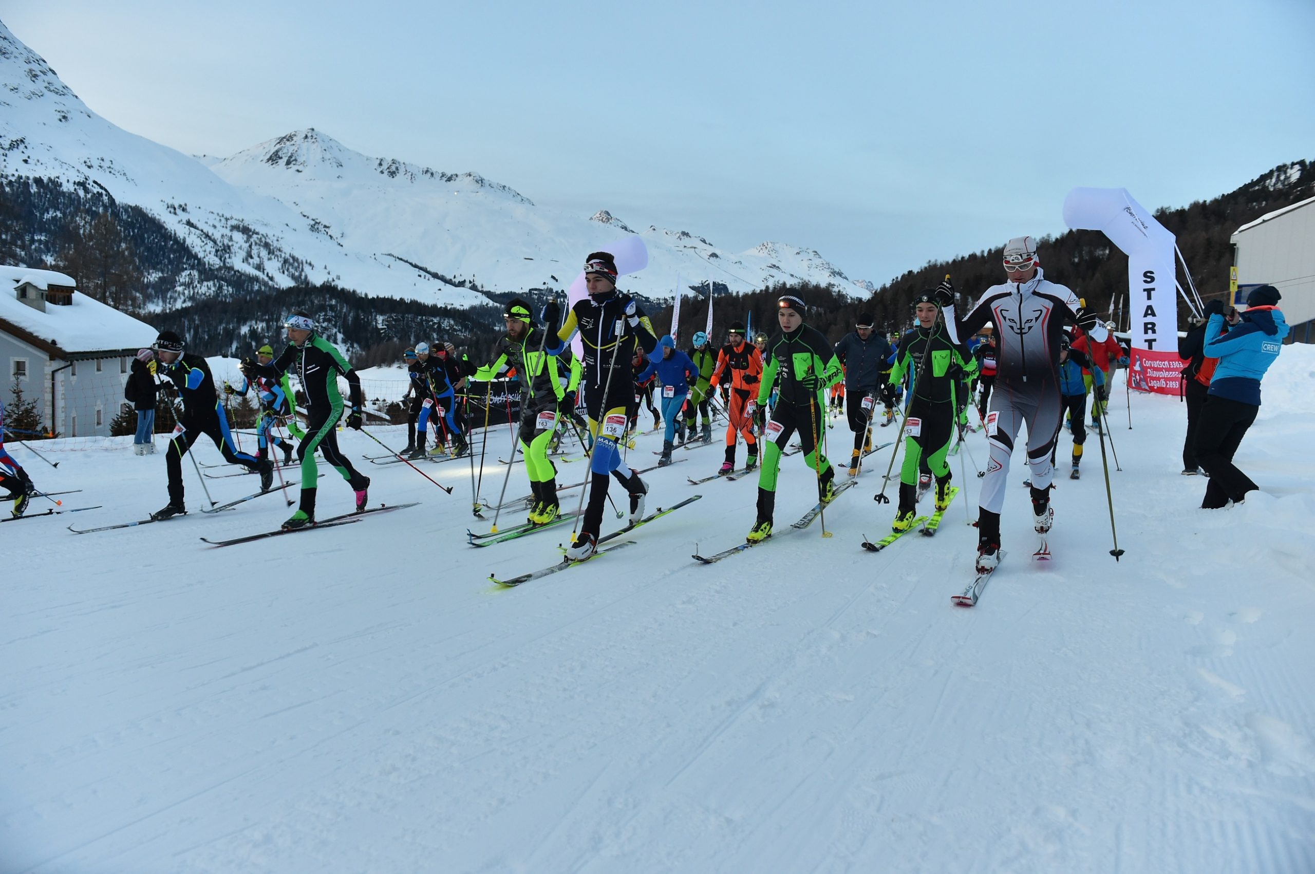 3-Summits Corvatsch - 2019
Skitourenwettkampf mit Höhenunterschied: 837 hm, Distanz: 4 km
https://www.3-summits.ch