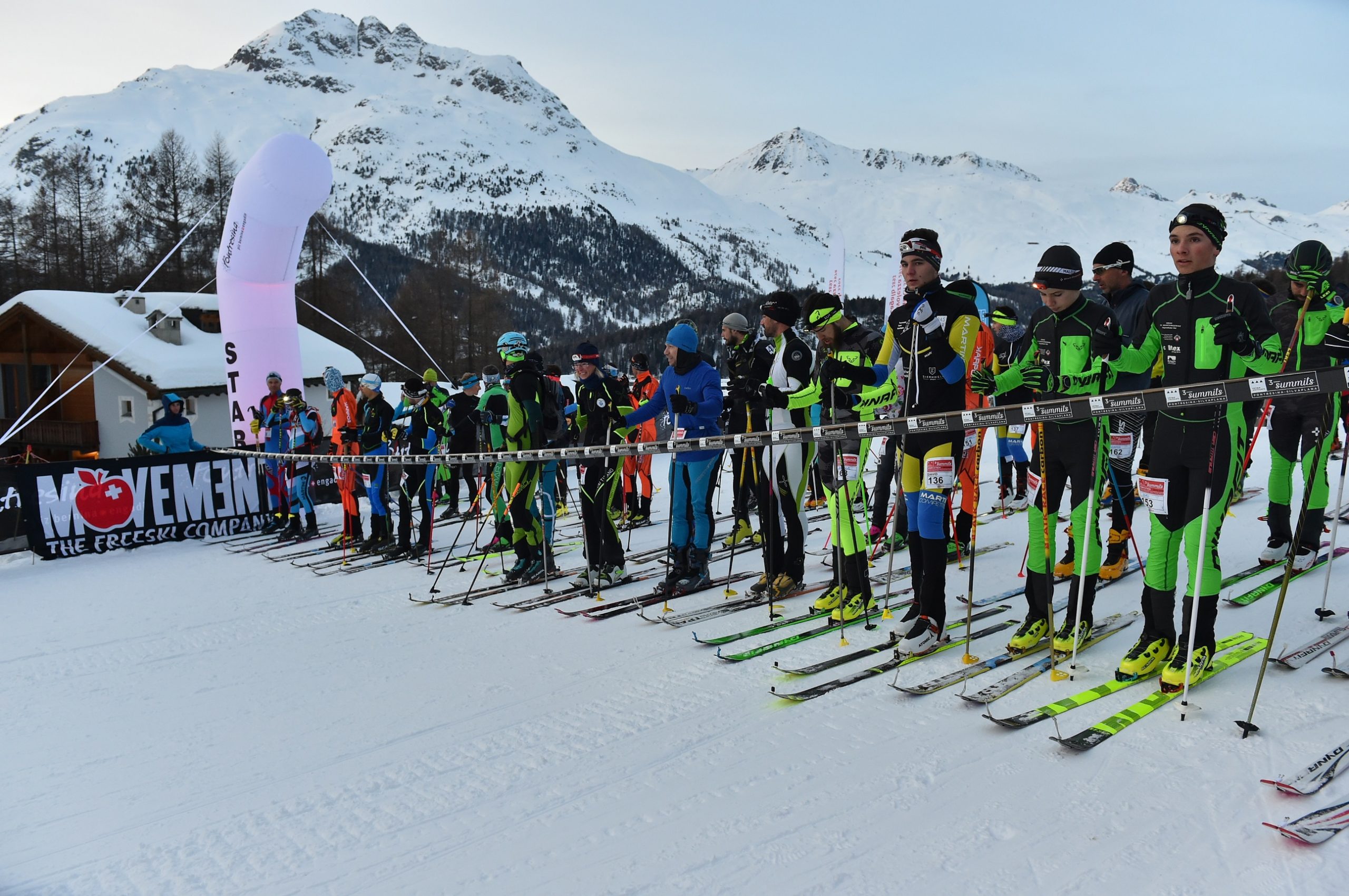 3-Summits Corvatsch - 2019
Skitourenwettkampf mit Höhenunterschied: 837 hm, Distanz: 4 km
https://www.3-summits.ch