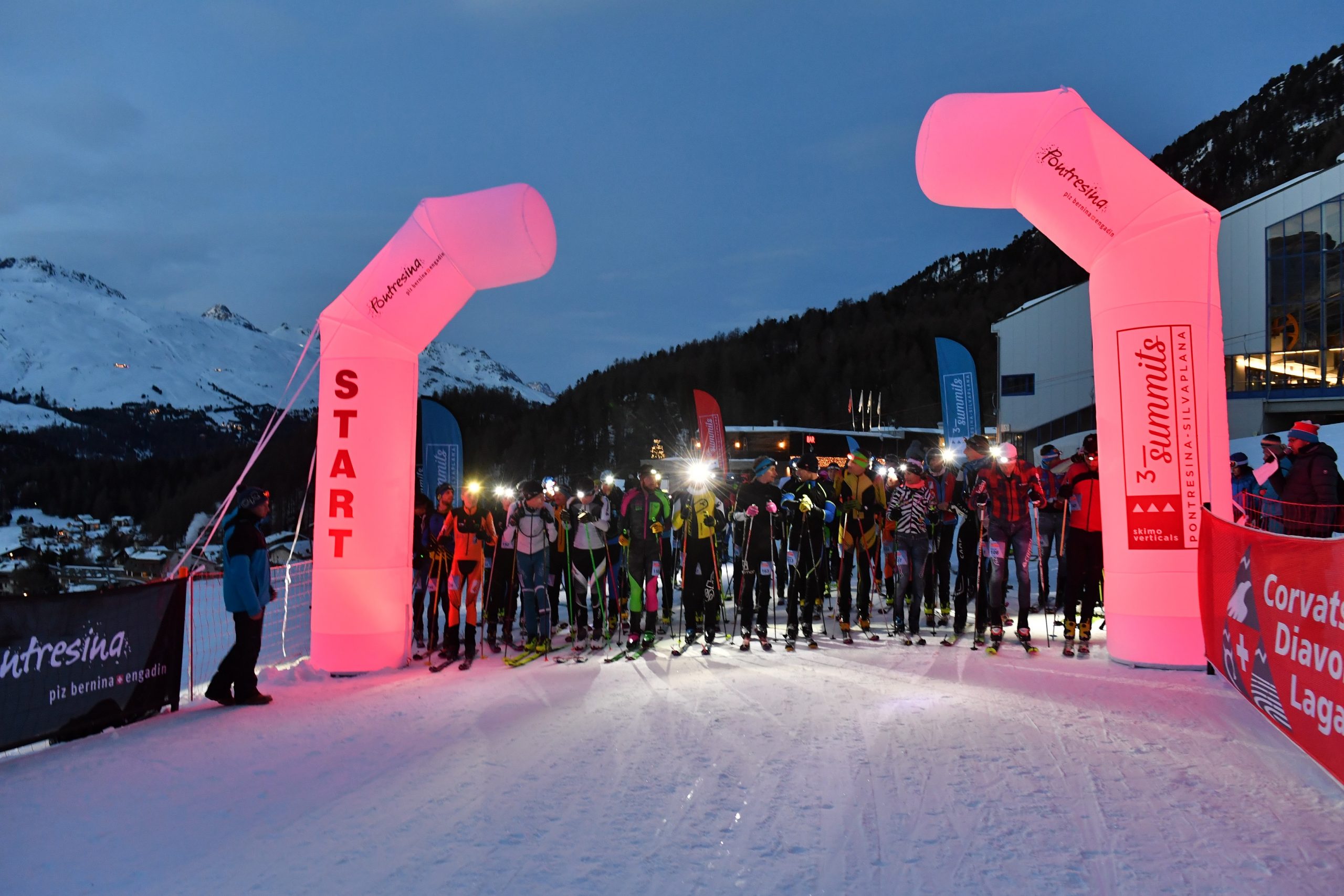 3-Summits - Corvatsch - 2020 Silvaplana
Skitourenwettkampf mit Hhenunterschied: 890 hm, Distanz: 4.5 km
https://www.3-summits.ch