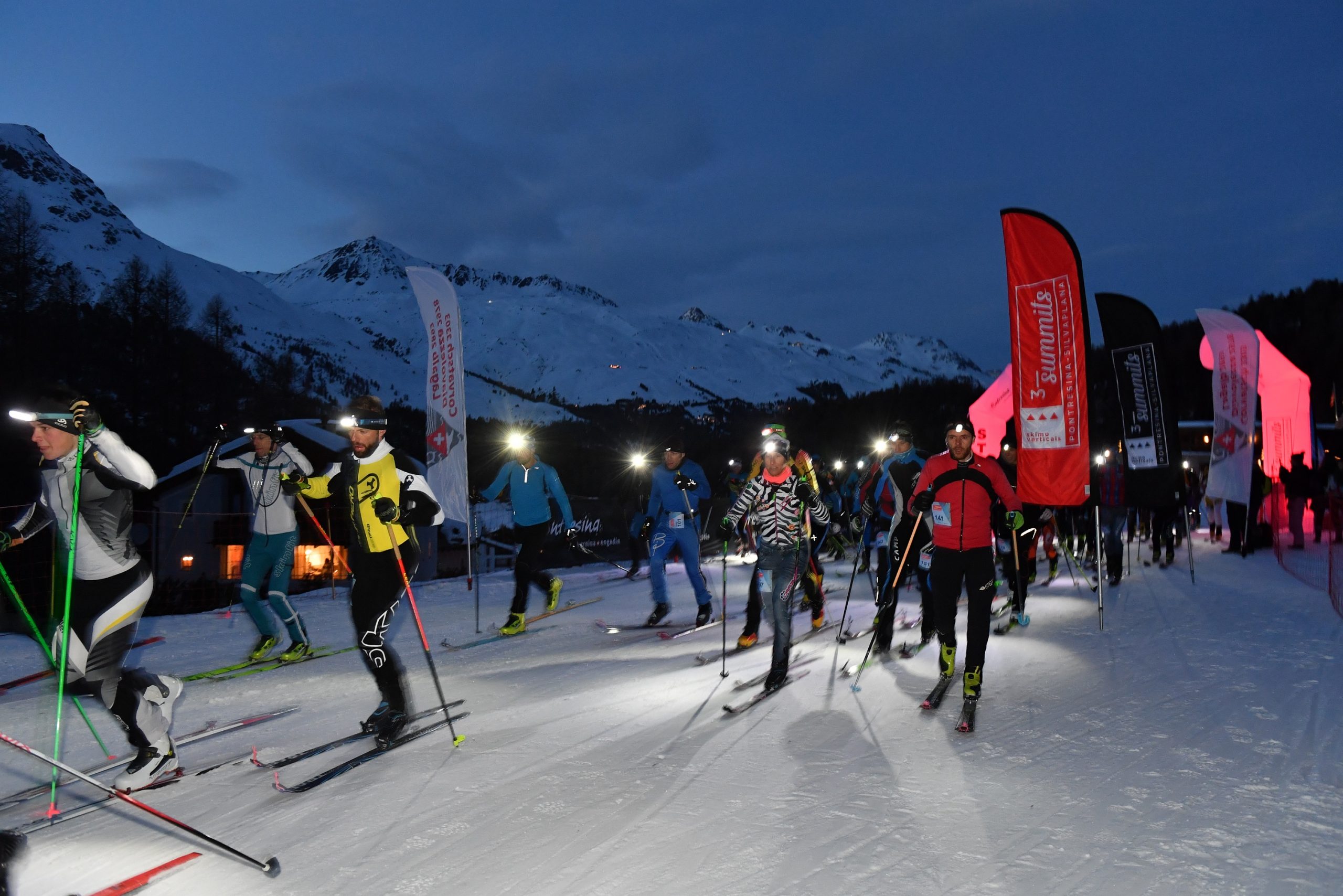 3-Summits - Corvatsch - 2020 Silvaplana
Skitourenwettkampf mit Hhenunterschied: 890 hm, Distanz: 4.5 km
https://www.3-summits.ch