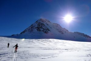 Skibergsteigen an der Wildspitze