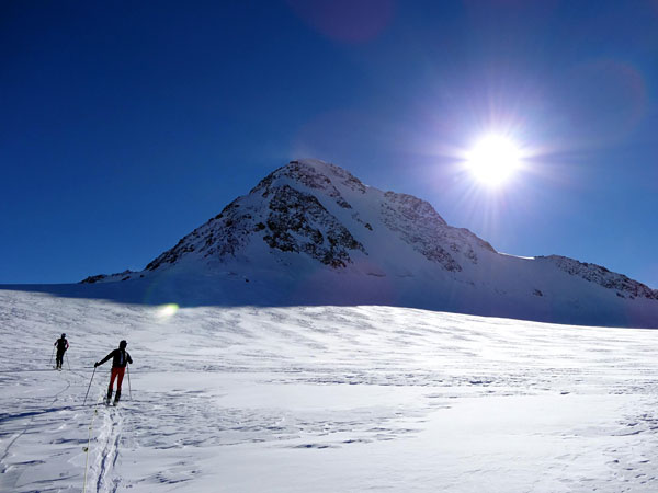 Skibergsteigen an der Wildspitze