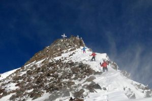 Skibergsteigen an der Wildspitze