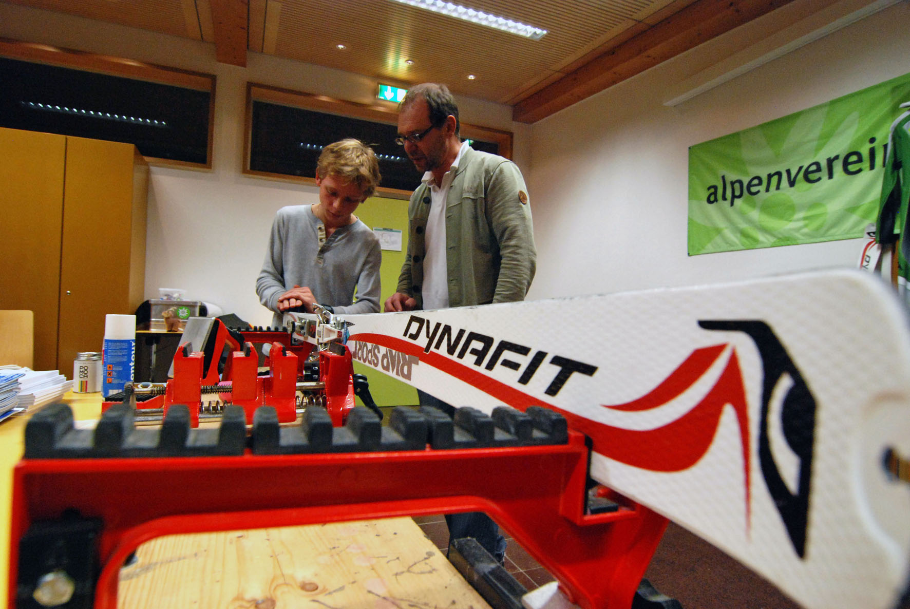 Skipräparierung mit Martin Dufter von Riap Sport