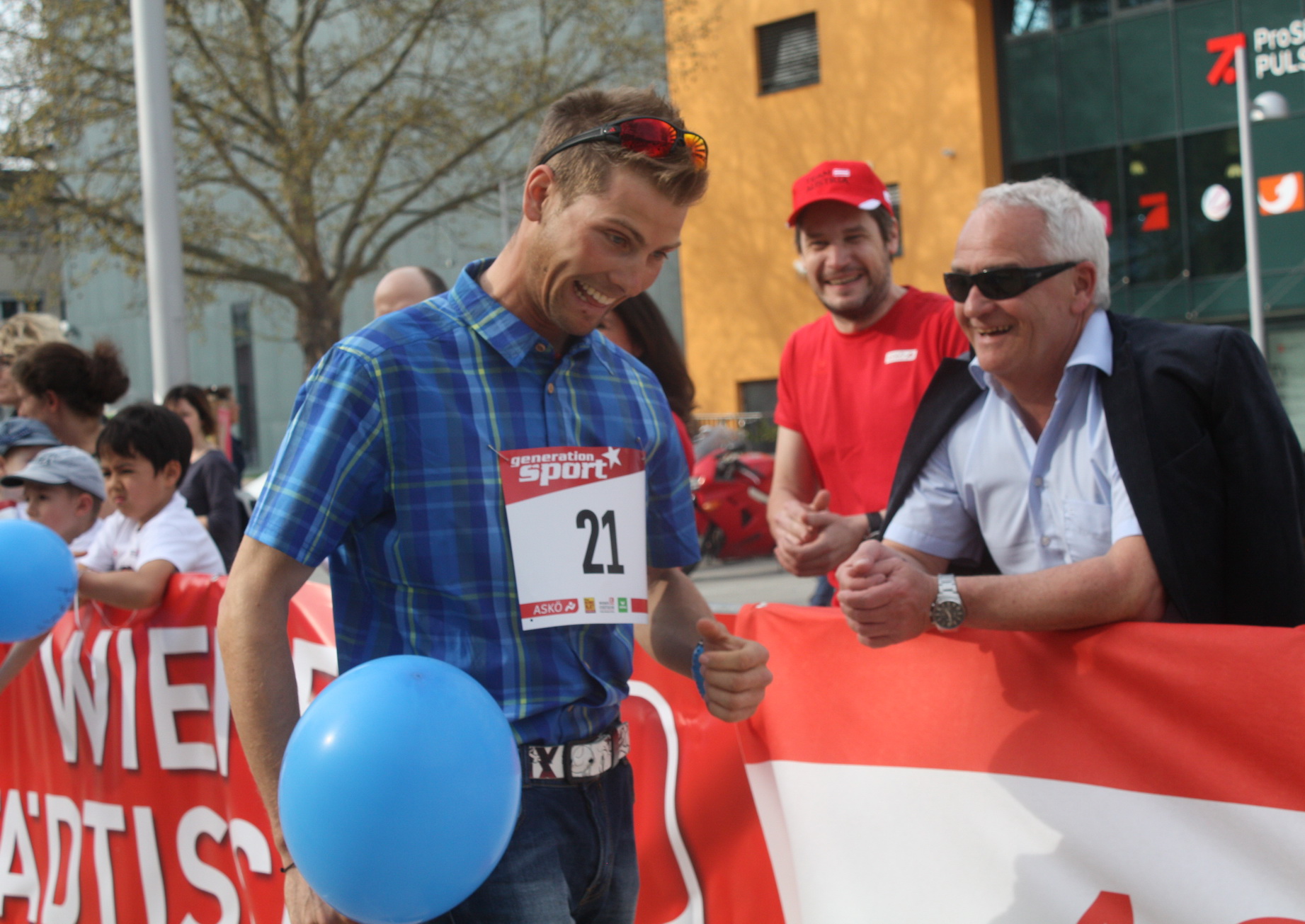 Daniel Zugg bei den "kräftezerrenden" 90 Metern.