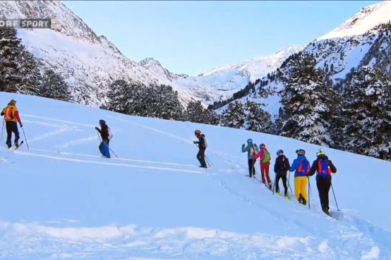 Screenshot 1. Skibergsteigerfenster 2019