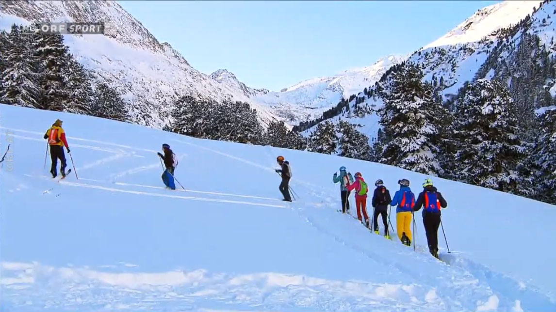 Screenshot 1. Skibergsteigerfenster 2019