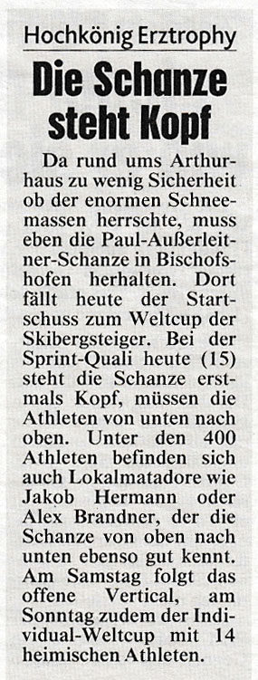 Kronen Zeitung Salzburg 18.1.2019