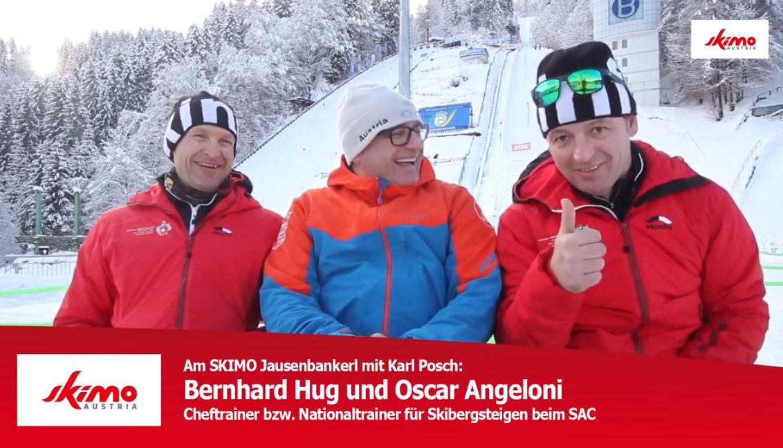 SKIMO Jausenbankerl mit Bernhard Hug und Oscar Angeloni