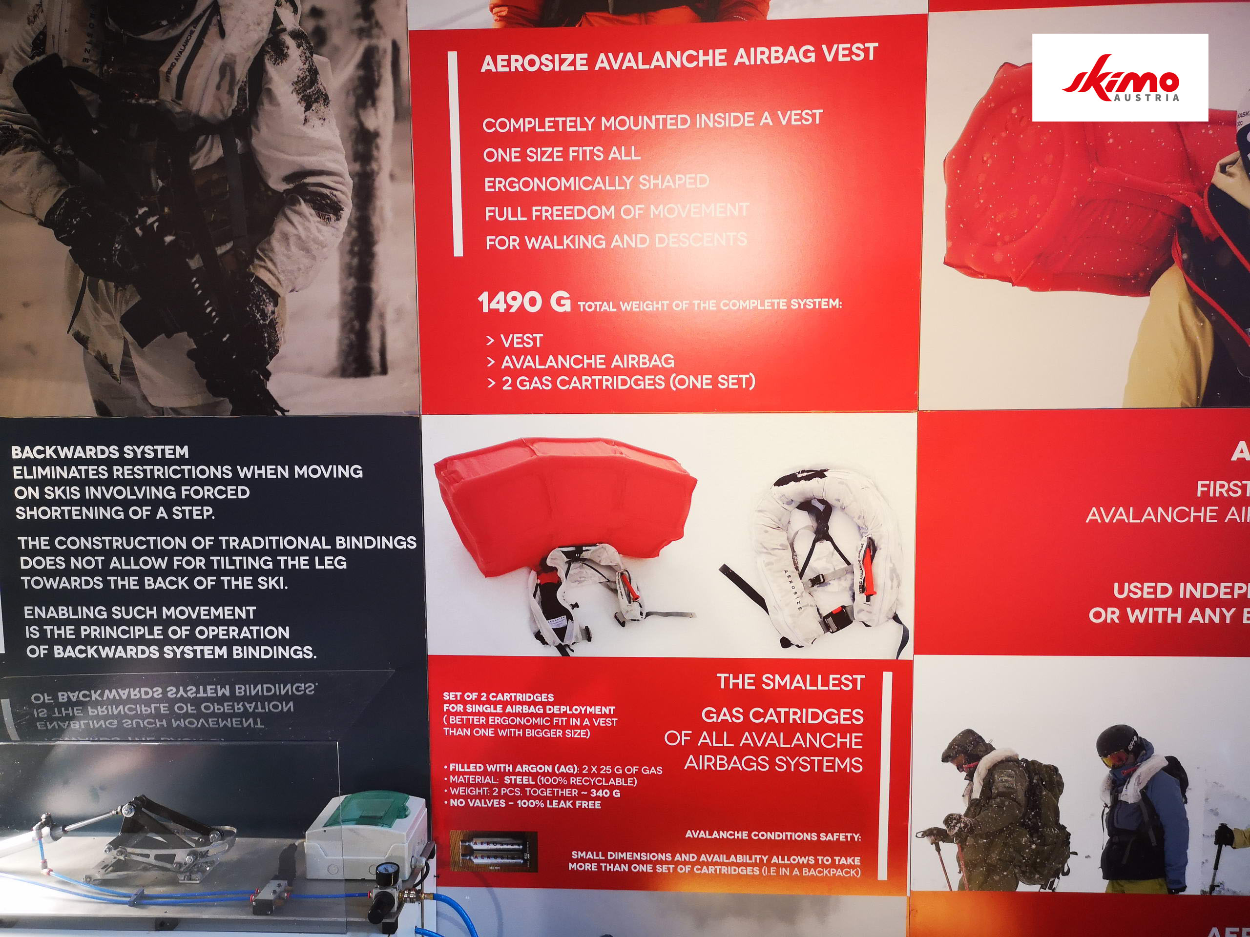 ISPO 2019 Aerosize technische Daten Bild Karl Posch SKIMO Austria