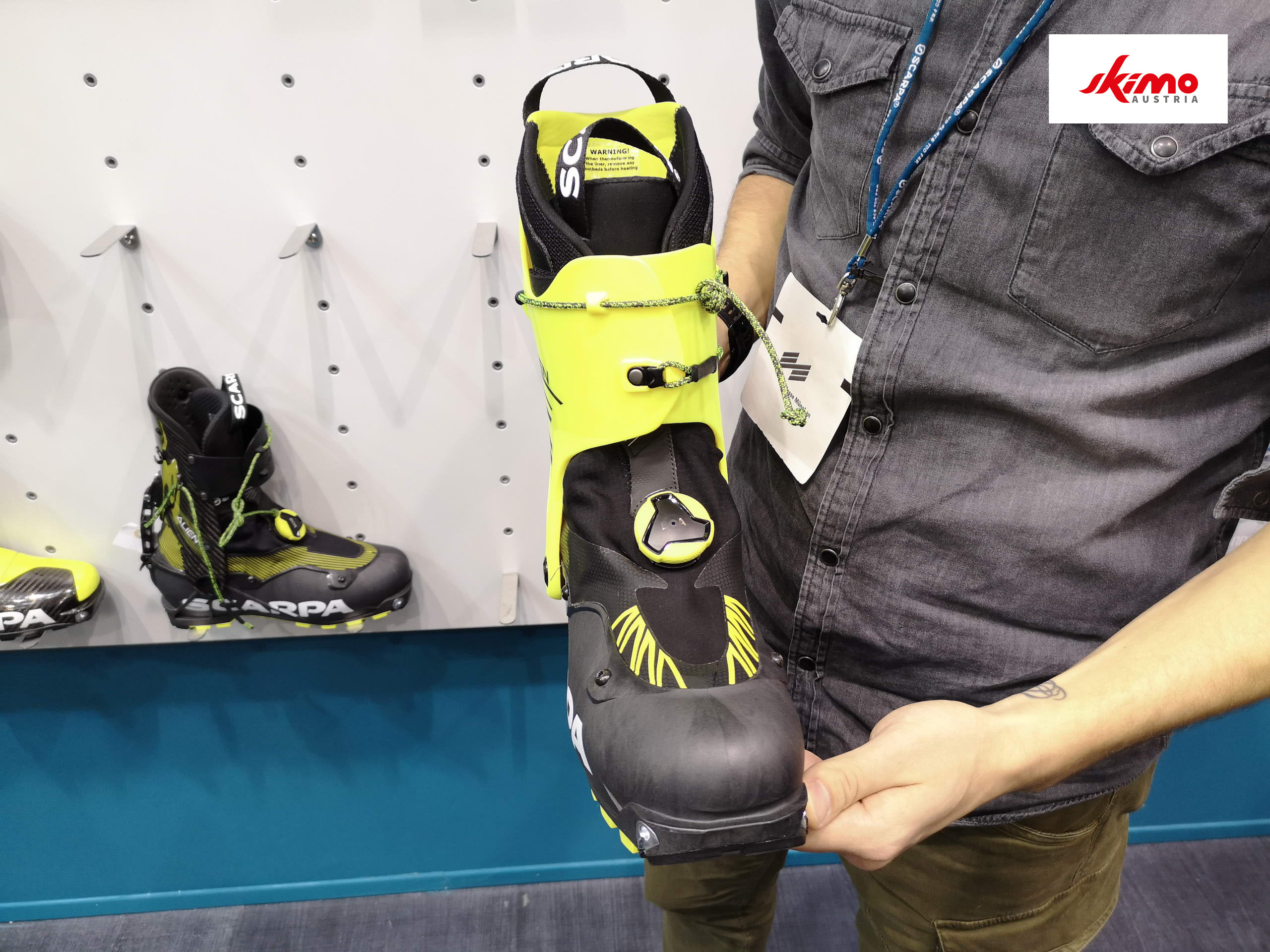 ISPO 2019 Scarpa Alien 1 Bild Karl Posch SKIMO Austria