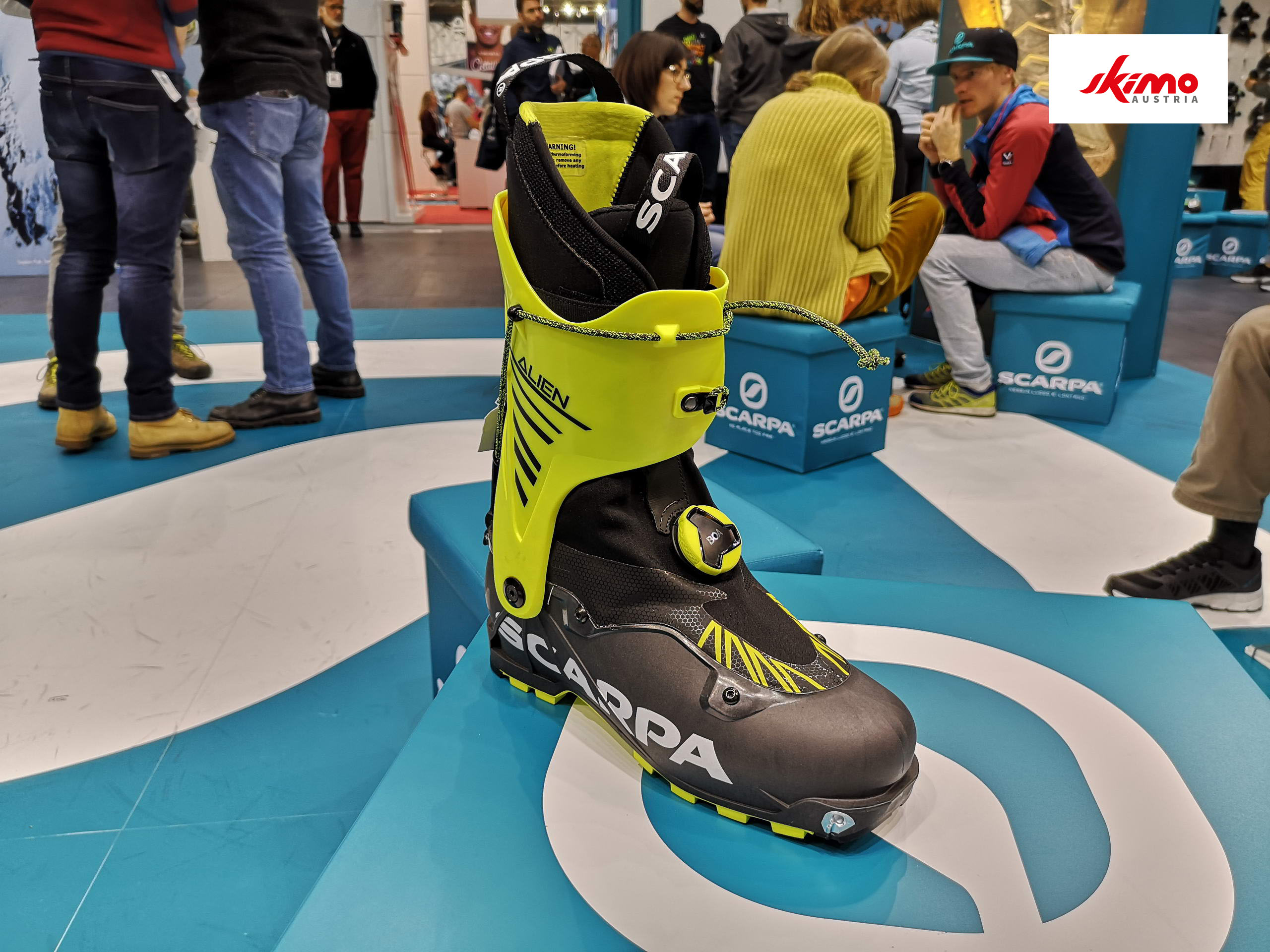 ISPO 2019 Scarpa Alien 4 Bild Karl Posch SKIMO Austria