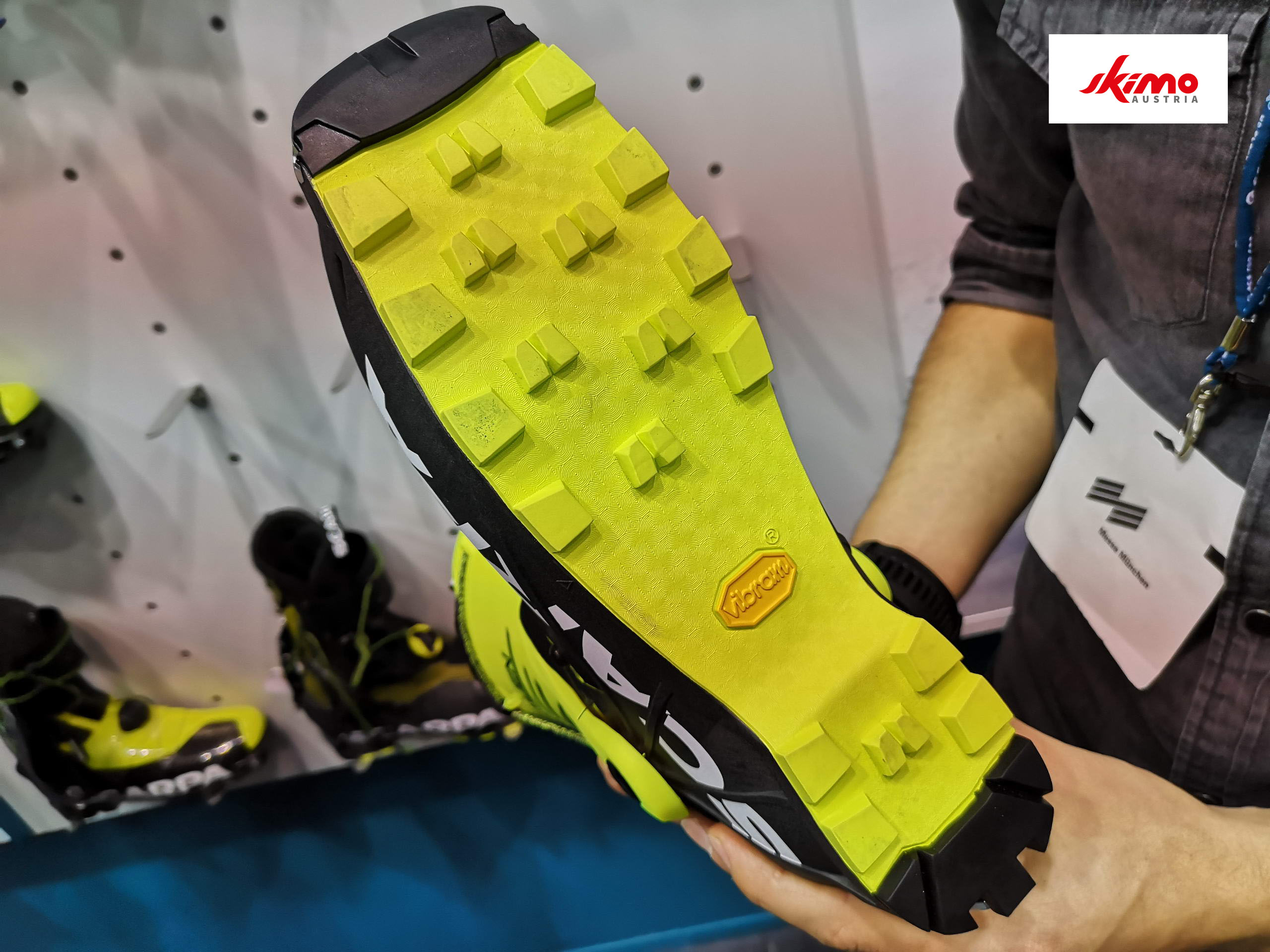 ISPO 2019 Scarpa Alien Sohle Bild Karl Posch SKIMO Austria