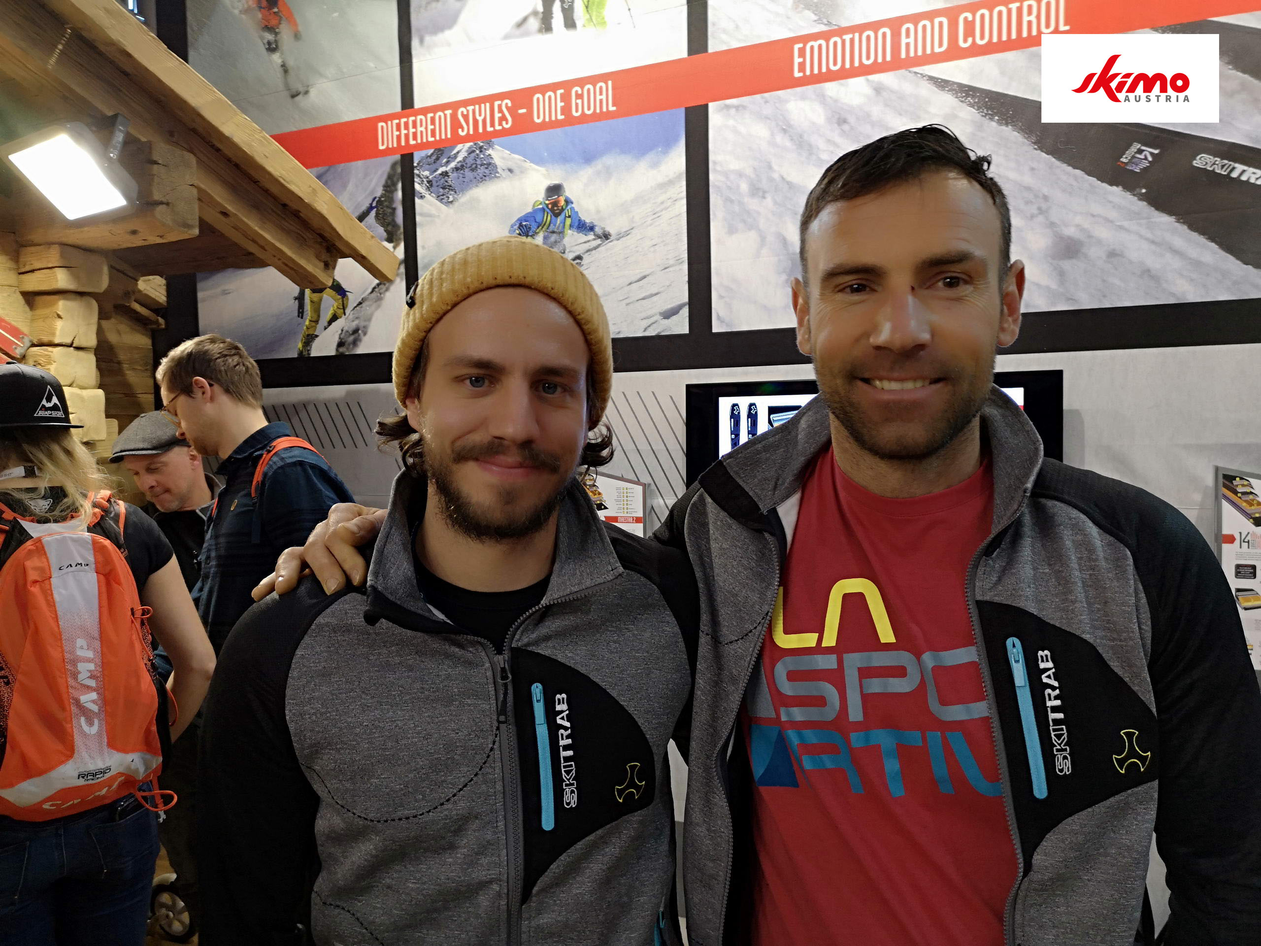 ISPO 2019 Ski Trab Thomas Miedl und Wolfi Hell Bild Karl Posch SKIMO Austria