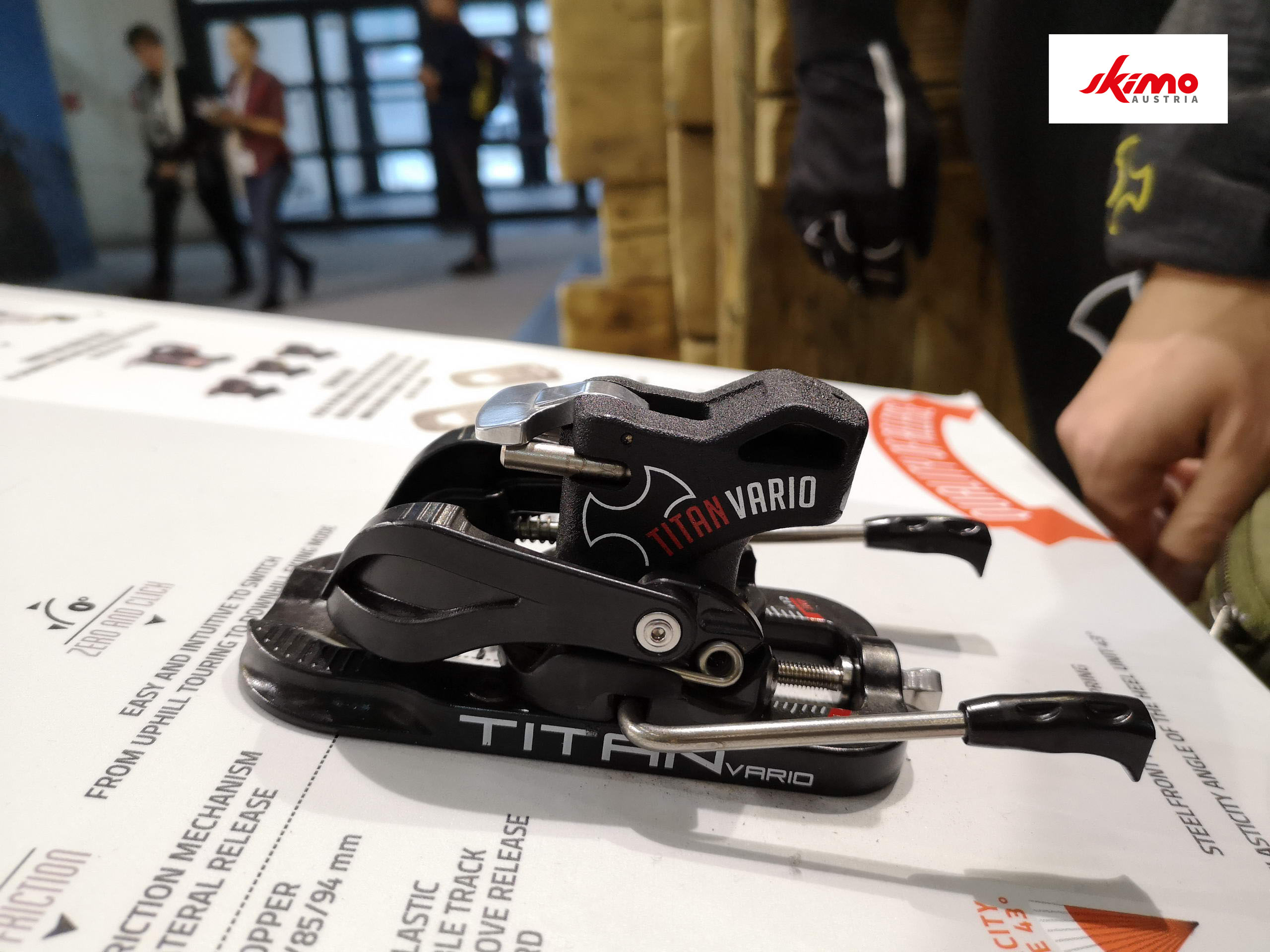 ISPO 2019 SkiTrab Titan Vario 2 zweite Steighilfe Bild Karl Posch SKIMO Austria