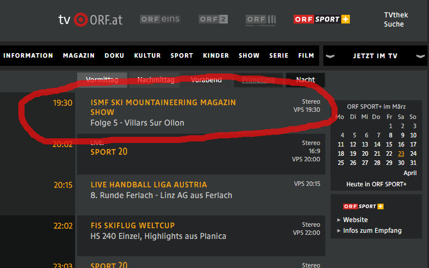 ORF WM Villars