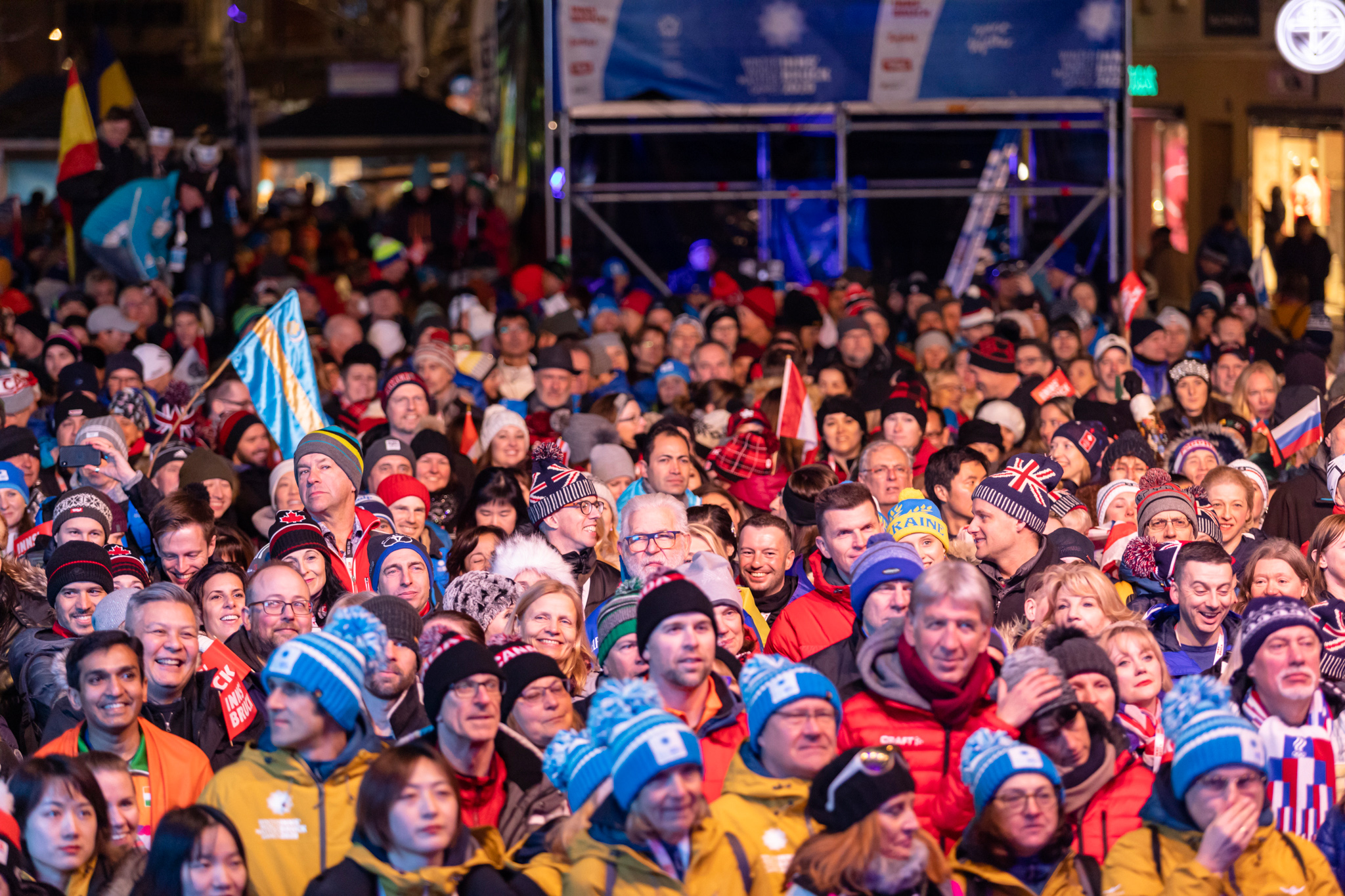 Winter World Masters Games Eröffnungsfeier Skibergsteigen