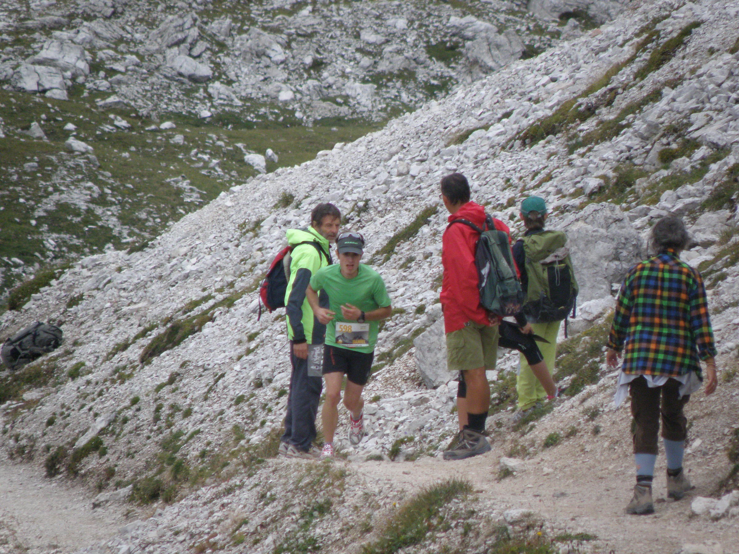 Daniel Rohringer im Anstieg beim Drei Zinnen Lauf 2013