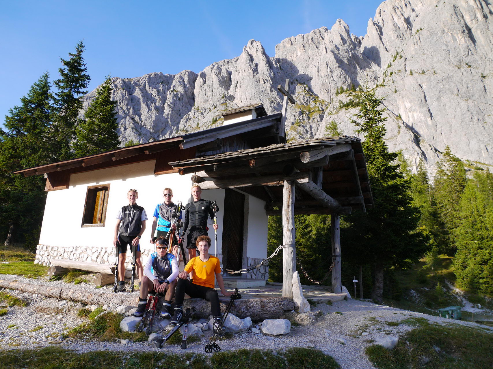 Bei Skirollern werden unsere Sportler schon Profis
