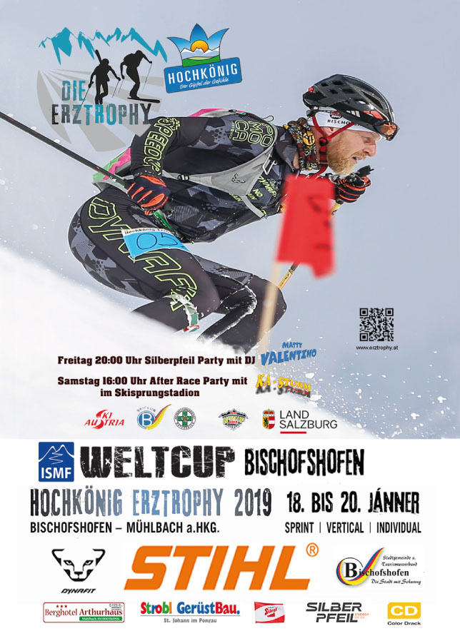 Alpencup 2019 Postkarte Hochformat Hochkönig Erztrophy 1