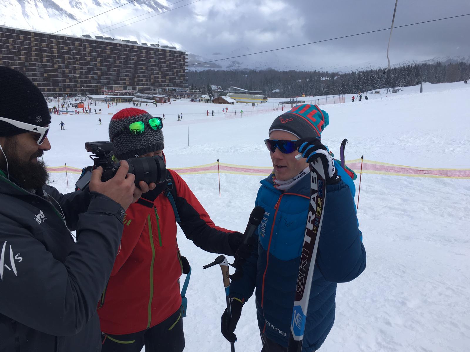 Der erste Norweger auf einem Weltcup-Podest Platz: Hans Inge Klette