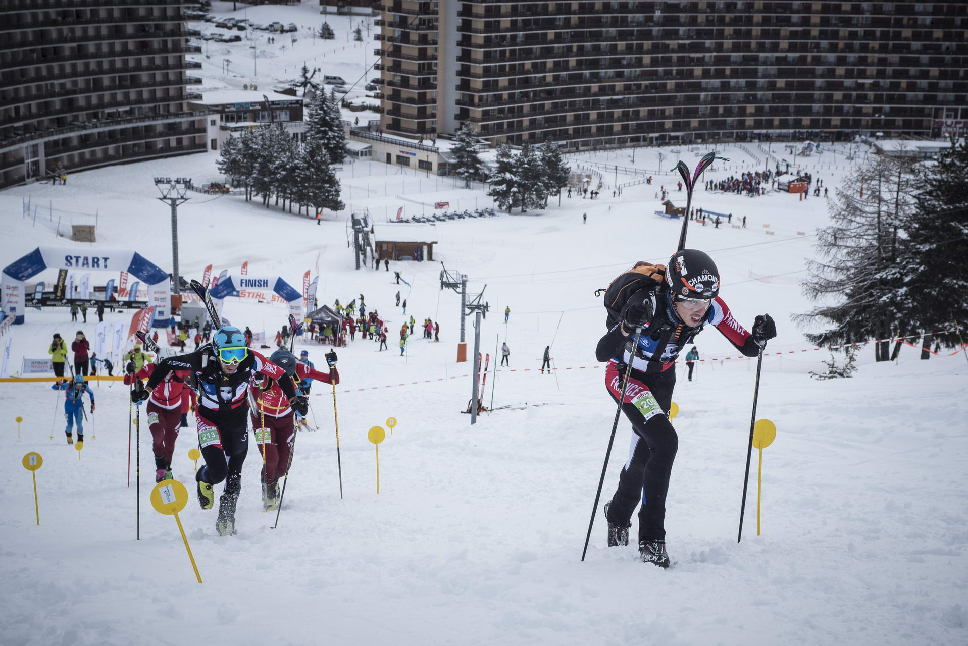 Weltcup Frankreich 2019 SKIMO Austria Sprint Motiv 109 Bild ISMF Areaphoto LR