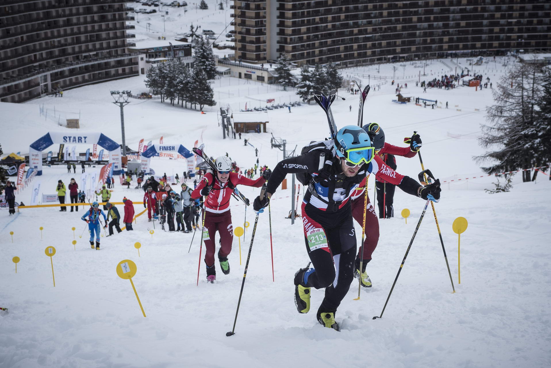 Weltcup Frankreich 2019 SKIMO Austria Sprint Motiv 110 Bild ISMF Areaphoto LR