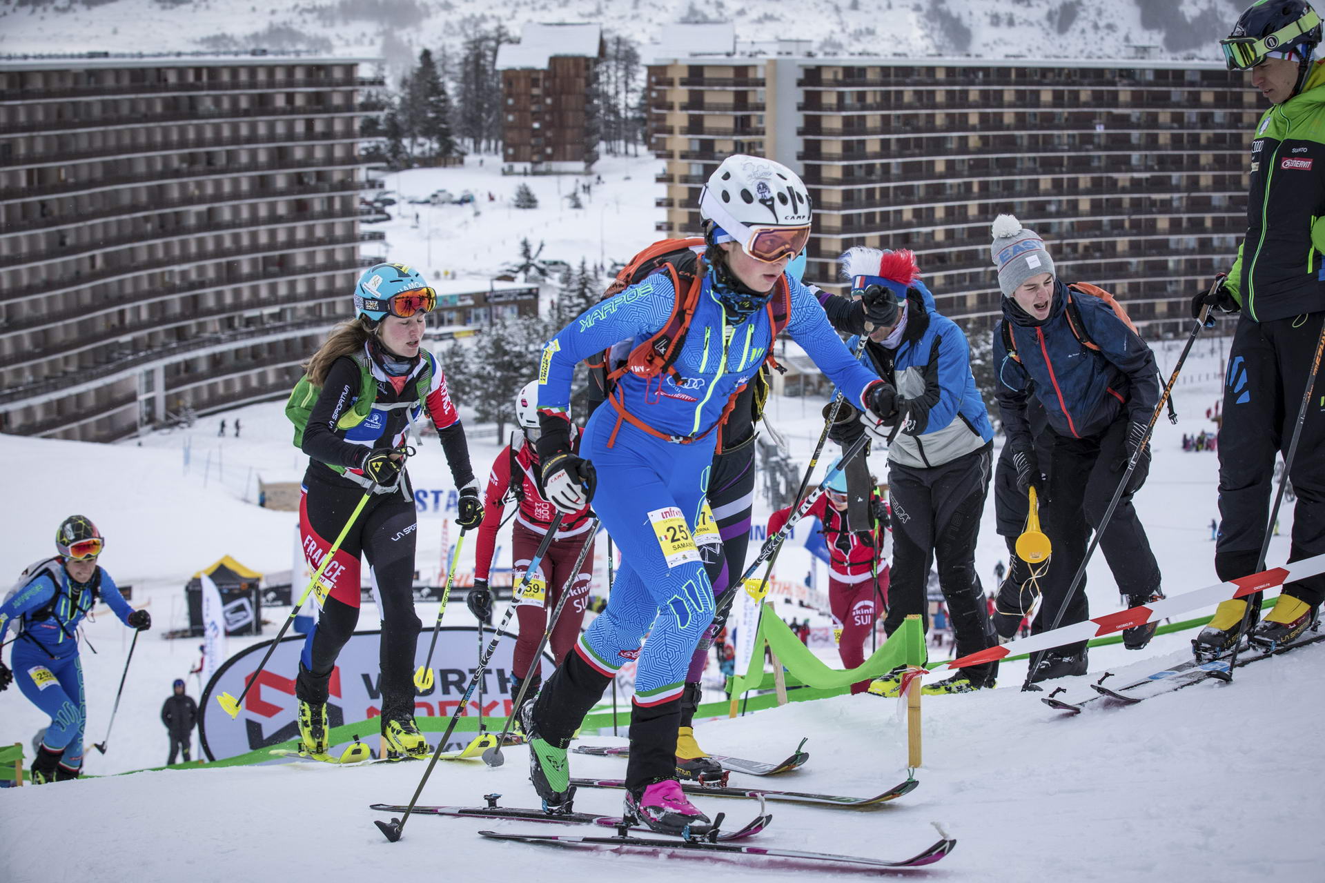 Weltcup Frankreich 2019 SKIMO Austria Sprint Motiv 12 Bild ISMF Areaphoto LR