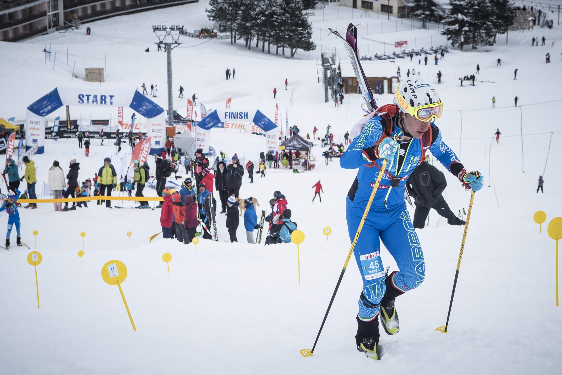 Weltcup Frankreich 2019 SKIMO Austria Sprint Motiv 122 Bild ISMF Areaphoto LR