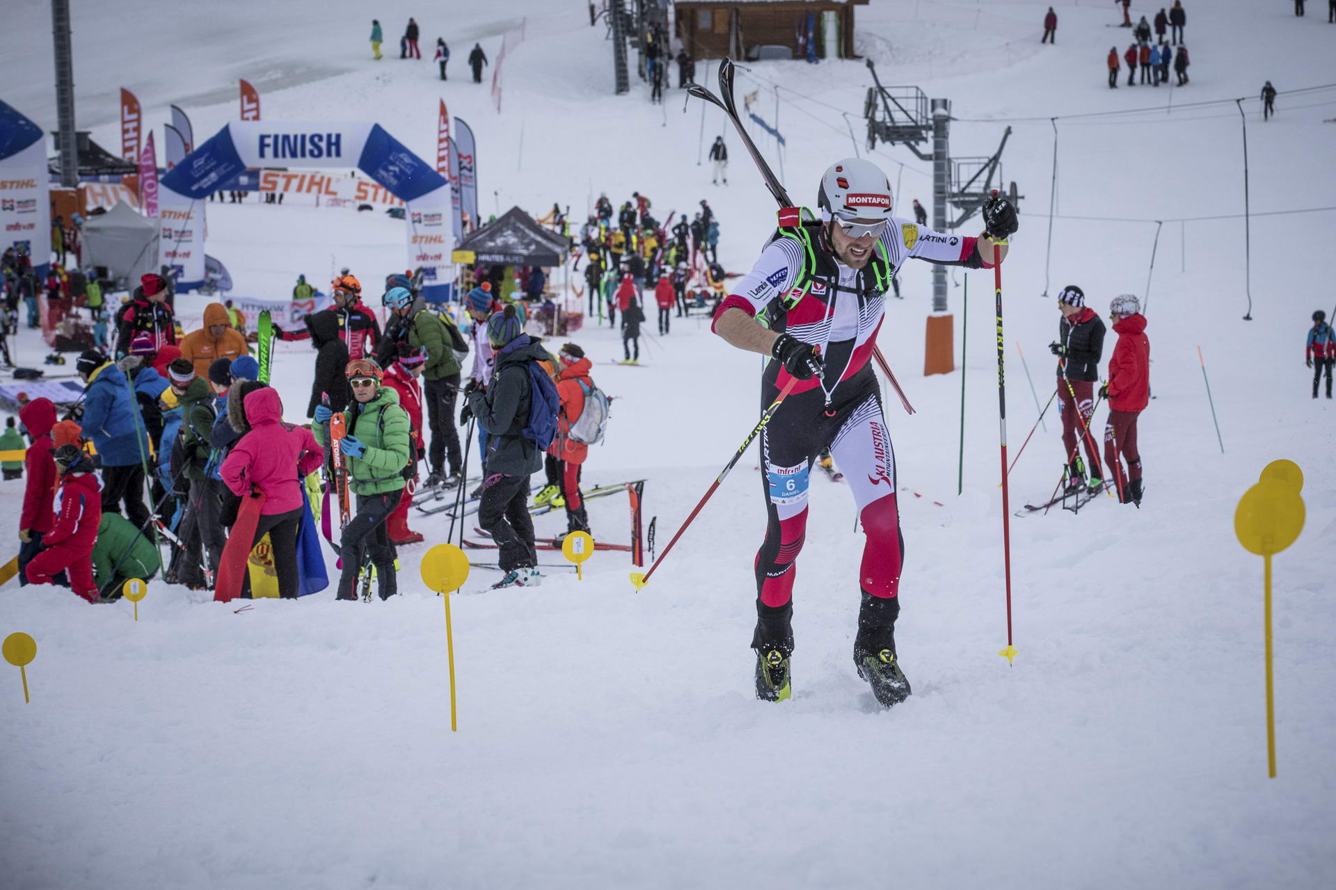 Weltcup Frankreich 2019 SKIMO Austria Sprint Motiv 37 Bild ISMF Areaphoto LR